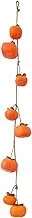 kokiya Persimmon String Artificial Wreath for Home Decor,Gift Wall Hanging Ornament Garland for Outdoor Window Party Living Rooms