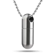 Pill Holder,Titanium Small Pill Case for Purse Wallet,Portable Travel Pill Bo...