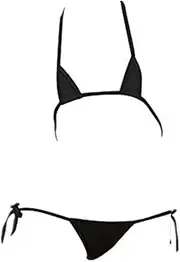 SINMIUANIME Women Lingerie Micro Bikini Sexy Mini Triangle Bikini Japanese Lingerie with Thong