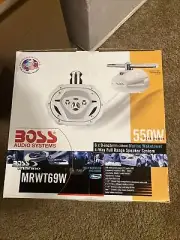 BOSS Audio MRWT69W 550W Waketower Mount Speaker. White - One Speaker