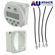DC 12V Timer Switch Digital Programmable Control LCD-Time Relay Day/Week Set