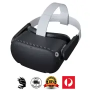 KIWI Headset Protective Silicone Shell for Meta/Oculus Quest 2 (Black)