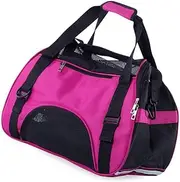 HAPINARY Dog Carrier Mesh Bag Adjustable Straps Pet Outing Bag for Dogs Soft-Sided Ventilated and Safe Zippers Size s Comfortable and Easy to Carry for Sightseeing Trips