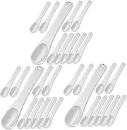 SHERCHPRY 3sets Makeup Scoop Spatula Skincare Spoon Set Mini Facial Spatulas Reusable Durable for Travel 10pcs*3