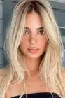 Blonde Wig with Bangs, Ombre Brown Bang Wig Synthetic, Shoulder Length Wigs, ...