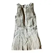 Amazon Essentials Girl's Uniform Jumper Dress beige M slim