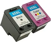 Generic 65XL Black + Colour Ink Cartridges Compatible with HP65XL for HP DESKJET 2620, 2621, 2623, 2624, 3720, 3721, 3723, 3724, 5020, 5030, 5032, 5034, 5075,HP AMP 120, 125 Envy 5030
