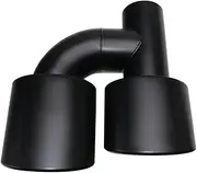 1PCS Stainless Steel Y Type Exhaust Tip Modifiy Muffler Tip Tail tip Compatible For E63 W218 W211 W212 C300 C350 C CLASS(Matte Black Right)