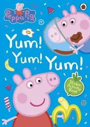 NEW BOOK Peppa Pig Yum, Yum, Yum! Sticker Scenes by Ladybird (2019)