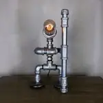 【曙】工業風檯燈(可調光） 機器人權杖水管桌燈 造型檯燈 工業風 LOFT