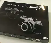 Nanoblock Nano Block x Nikon F Camera NB01-NF Rare From Japan Expedited/Ship