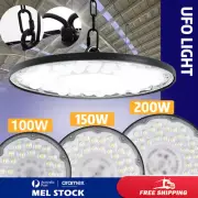 High Bay LED Light 100W 300W 500W UFO Industrial Workshop Warehouse Factory Lamp