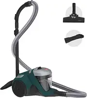 [Hoover] H-Power 300 Cylinder Vacuum Cleaner - Powerful Cyclonic, Lightweight, Long Reach and Extra Stretch Hose Perfect for Stairs, Allergy Hepa H13 Filter, Large 2L Capacity, Bagless, 850w [HP310HM]