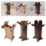 Bow Stand Archery Arrow Quiver Large Capacity Multifunctional Wood Sturdy