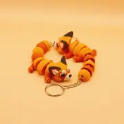 3D Printed Red Panda Fidget Keyring Adorable Bag Charm Gift for Kids