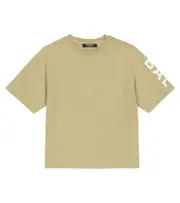 [Balmain Kids] Balmain Kids Logo cotton jersey T-shirt Y 10 green