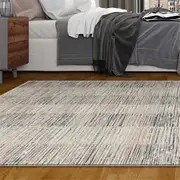 Aria Strip Light Grey Rug