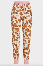 NEW PETER ALEXANDER CHOCOLATE BUNNY EASY PJ PANTS MEDIUM M RRP$79.95