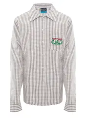White LS Over-Blouse with embroidery – SNR
