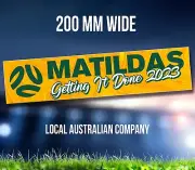 Matildas Getting It Done 2023 Sticker 200mm Wide Soccer Football FREE POST