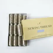 Perial Co Mocha Brown Polyester Sewing Thread Pack of 12 for Sewing