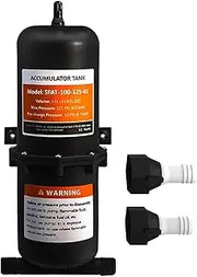 MTSmart RV Accumulator Tank, 1 L RV Pre-Pressurized Accumulator Tank for RV, Motorhome, Travel Trailer, Caravan,Camper Truck, Boat, Marine,Reduced Pump Cycling Yacht Water Accumulator Tank