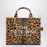 [Marc Jacobs] Small Tote Bag with cheetah print One size Black