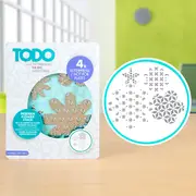 Todo Hotfoil Plate Modern Flower Stack