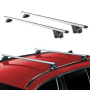 Roof Rack Cross Bars Luggage Carrier for Ford Edge 2015-2024 Alu Silver 2Pcs