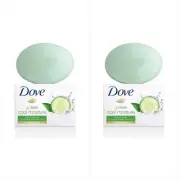Dove Beauty Bar Cucumber And Green Tea 3.2oz. Each ( 2 Pack )