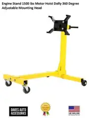 360 Degree Engine Stand Assembly 1500 Lbs Motor Hoist Dolly -High Quality