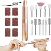 Electric Nail Drill - Electrical Professional Nail File Kit - Polishing Set with Nail Drill Bits, Manicure Pedicure Tools for Beginner and Professional