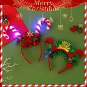 Christmas Headband LED Lights Christmas Gifts Snowflake Xmas Tree Hair Band Chri