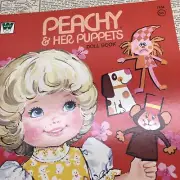 Paper Doll Uncut Peachy & Her Puppets 1974 Whitman