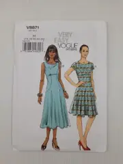 Vogue Sewing Pattern 8871 V8871 Misses Flared Dress Pattern Size 16-24 NEW