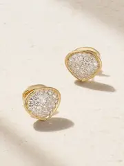 [Marina B] Marina B - Trisola 18-karat Gold Diamond Earrings - One size One size Gold