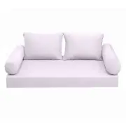 *COVER ONLY*-Style 1 Daybed Mattress Bolster Pillow Covers Knife Edge Crib-AD107