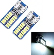 Car External Lights 2 PCS T10 / W5W / 168/194 DC12V 1.4W 6000K 90LM 12LEDs SMD-3014 Car Reading Lamp Clearance Light, with Decoder