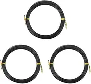 Bonsai Training Wire 3 Roll Bonsai Training Wire, Length 10 Meters Plant Craft Wire Aluminum Wire Handicraft Weaving for Holding Bonsai Branches