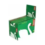 Swan Regular Green Corner Cut Cigarette Rolling Paper 100 Booklets (5000 papers)