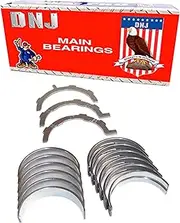 DNJ Main Bearings .010" Oversize (.25mm) MB4184 for 1997-2009 Ford 6.8L V10 20V 30V SOHC 415cid [Triton]