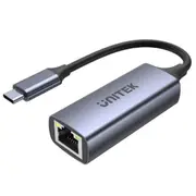 Unitek U1323A USB-C to Gigabit Ethernet Adapter. Data Transfer Rate up to5Gbps,100WPowerDelivery. Supports IPv4/IPv6, COE, Wake On LAN, Full & Half-duplex, Automatic Flip and Flow Co [U1323A]
