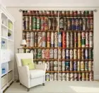 Wine Cellar template 3D Curtains Blockout Photo Printing Curtains Drape Fabric