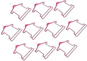 IMIKEYA Kids' Hangers Set 10 Pcs Plastic Suit Hangers Space-Saving Kids Clothing Display