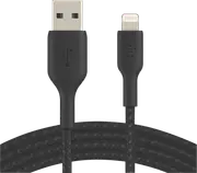 Belkin 2m Braided Lightning to USB-A Cable (Black)