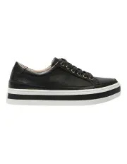 [Easy Steps] Uruguay Sneakers in Black Leather