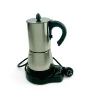 Electric Espresso Moka Coffee Maker 4Cups Stainless Steel Italian Classic AU STO