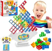 Tetris Tower48 PCS Stacking Game for Mindful Fun Tetris Game, Balancing Stacking Toys for Kids Adults, Decompression Balance Building Blocks Set Toy