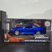 Fast and Furious - 2002 Nissan Skyline GTR R34 Blue 1:32 Scale Hollywood Ride