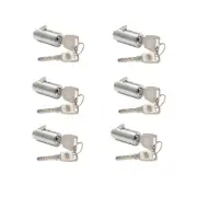 6 Dimple Cylinder Plug Brass Lock Vending T handle KEYED ALIKE Dixie Narco